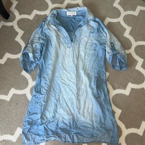 Denim Shift Dress